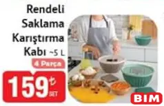 RENDELİ SAKLAMA KARIŞTIRMA KABI 5 L RENDELİ SAKLAMA KARIŞTIRMA KABI 5 L